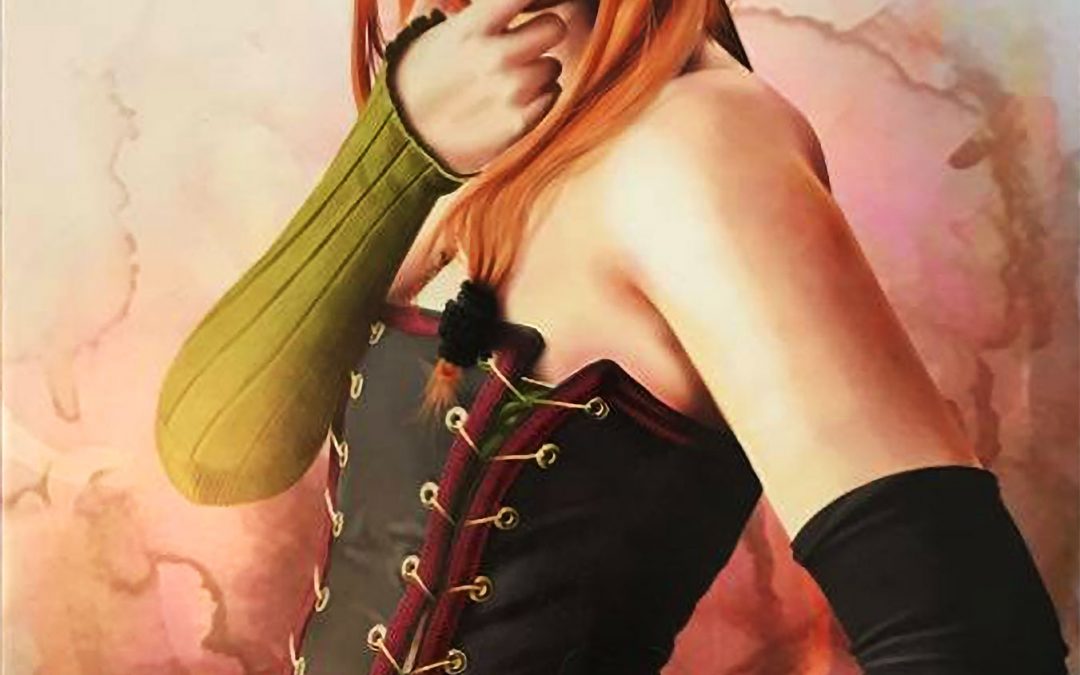 Red Headed SteamPunk Sky Pilot